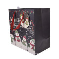 Custom Printing Christmas Gift Paper Bag with Handles